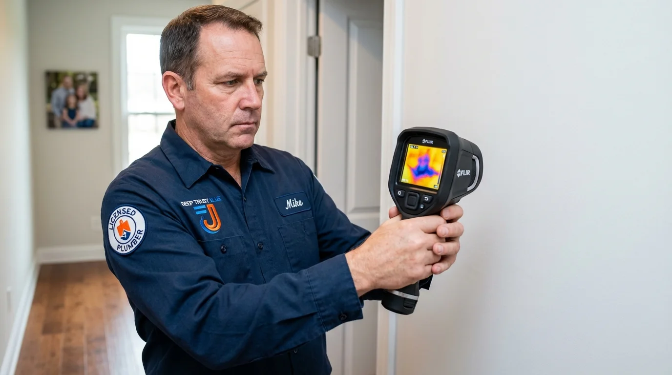 Thermal imaging leak detection by Johns Plumbing LLC in Oxnard